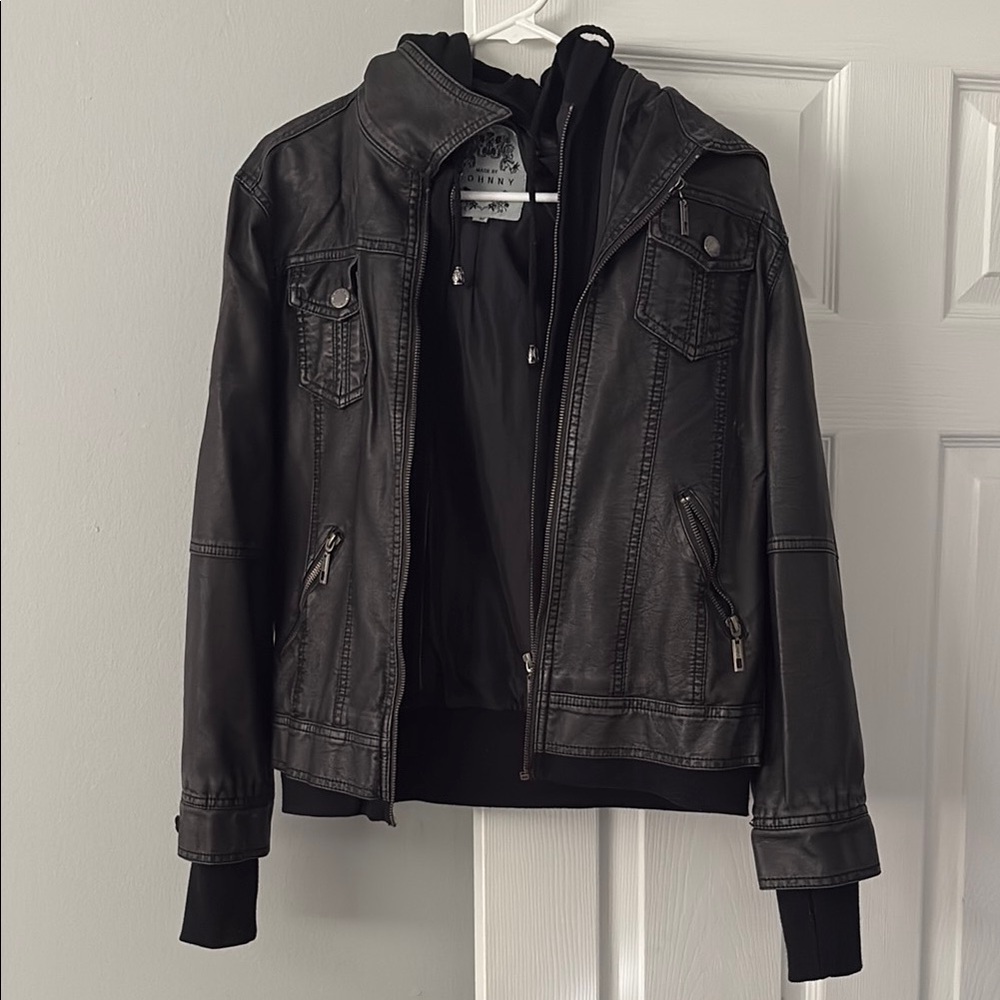 Black Faux Jacket